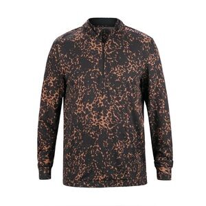 Municipal Rec Sport Quarter Zip Pullover in Mesa Tortoise, size Large